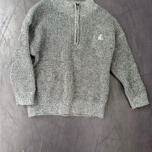 Baby gap Charcoal Zip-Up Sweater